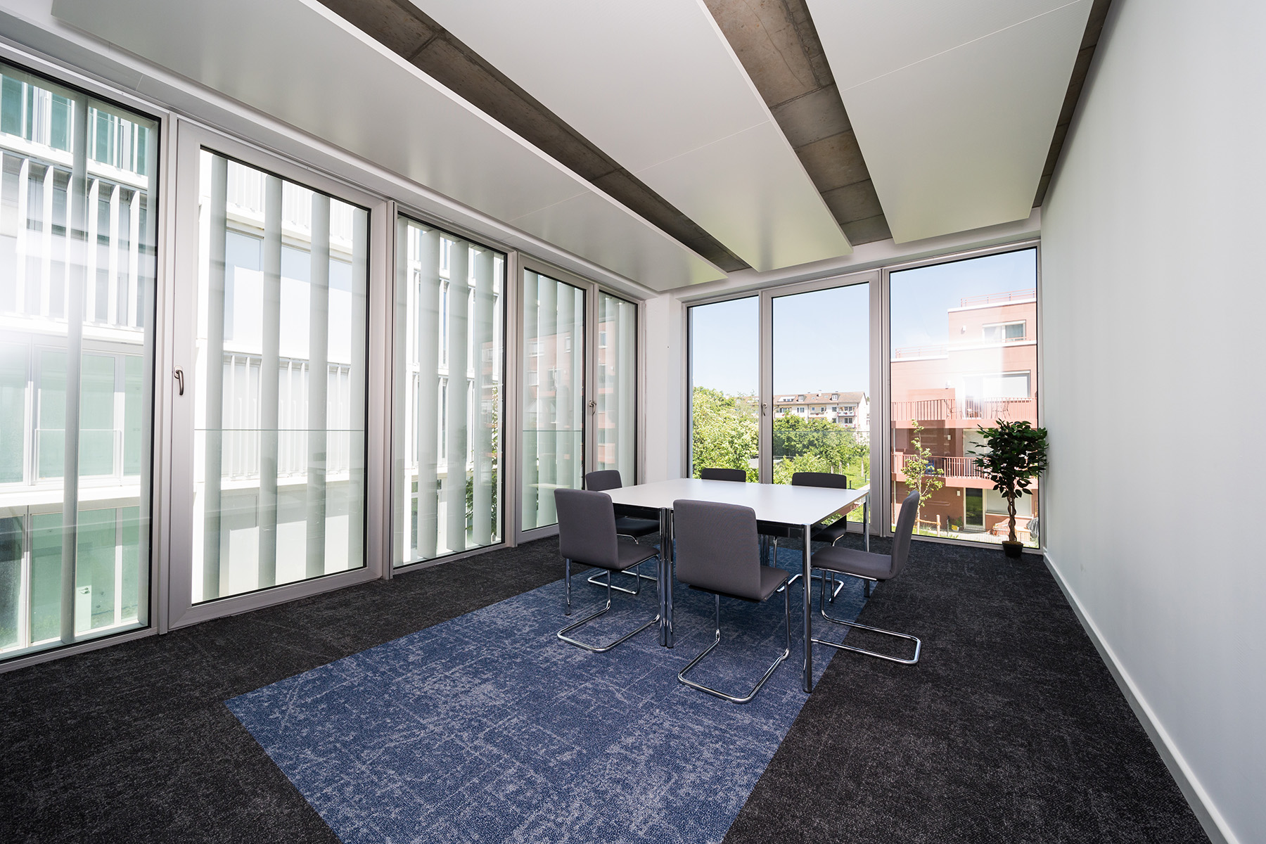 Büroansicht des Neubauprojekts Hofmark am Olympiapark in München