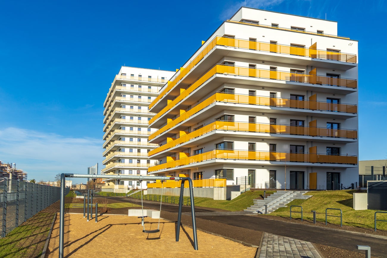 Visualisierung des Neubauptrojekts BUWOG AM NEUEN PARK in Leipzig