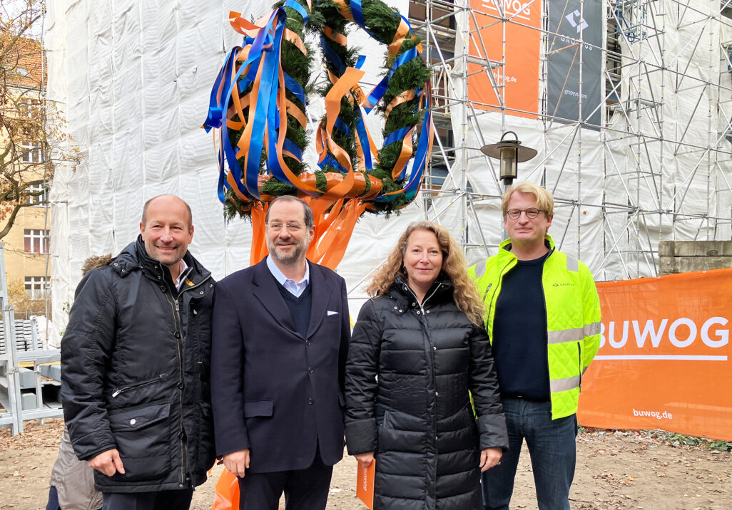 Richtfest in der Hilgegardstraße von 13.11.2025