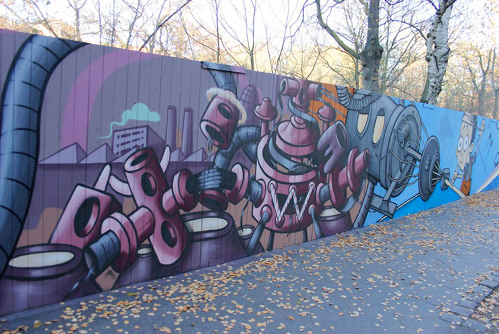 Wohnwerk goes Streetart: 2017 - Five artists from Berlin