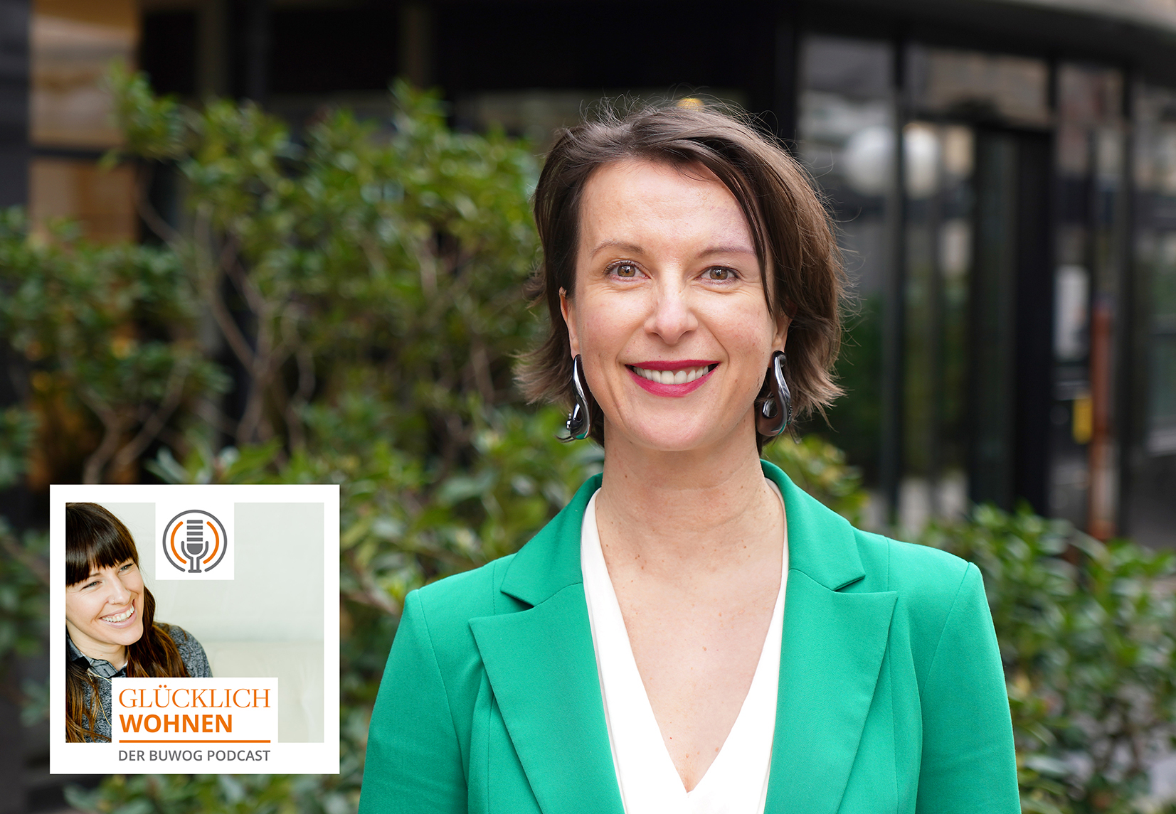 Anne Tischer from FRAUEN !N FÜHRUNG is a guest at the start of the 7th podcast series. Photo: BUWOG / Torsten Hahn